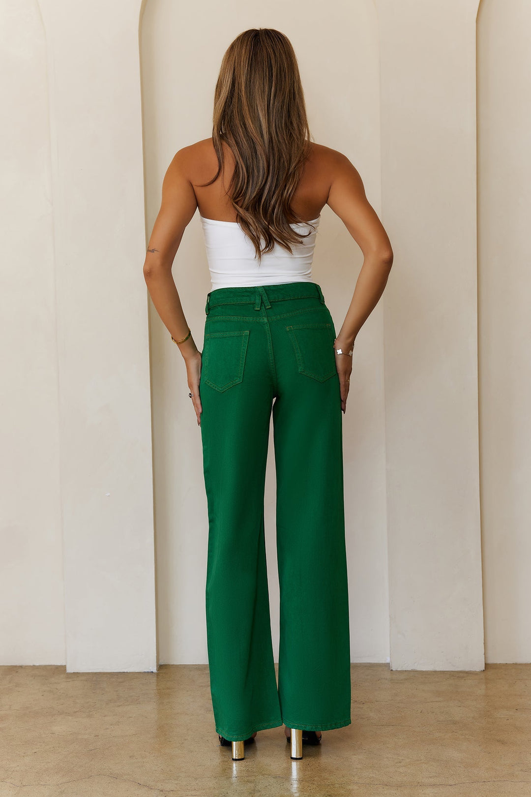 Sabby | Women’s low-rise baggy leg jeans with five-pocket design