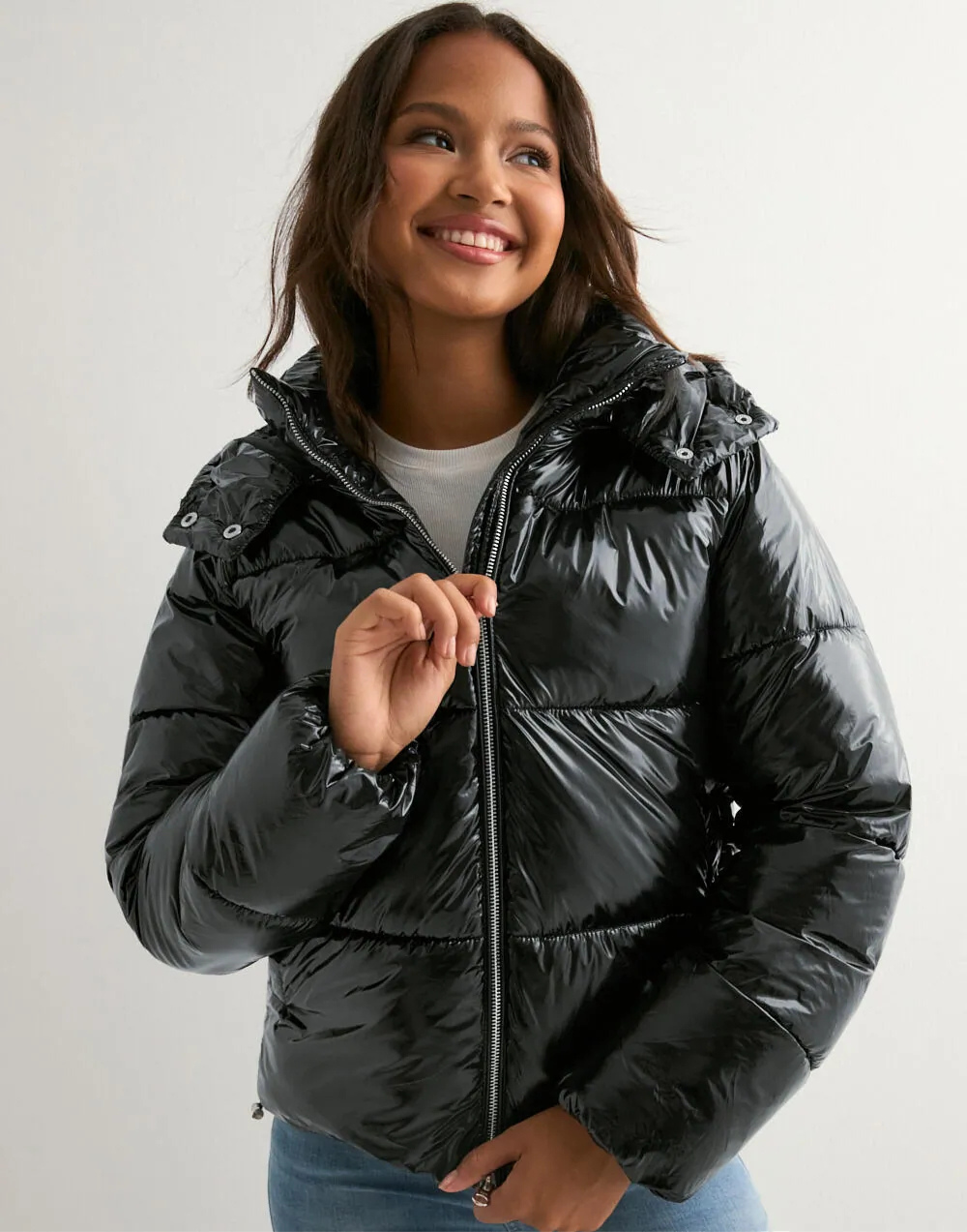 Jazmin | Women’s glossy padded puffer jacket