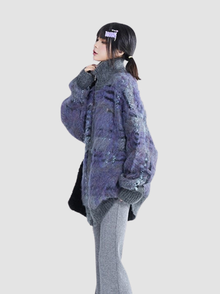 Anastasia | Women's striped collar cardigan