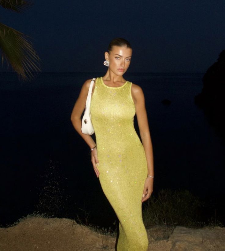 Lou | Women’s sunset sparkle maxi dress