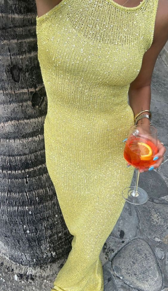 Lou | Women’s sunset sparkle maxi dress