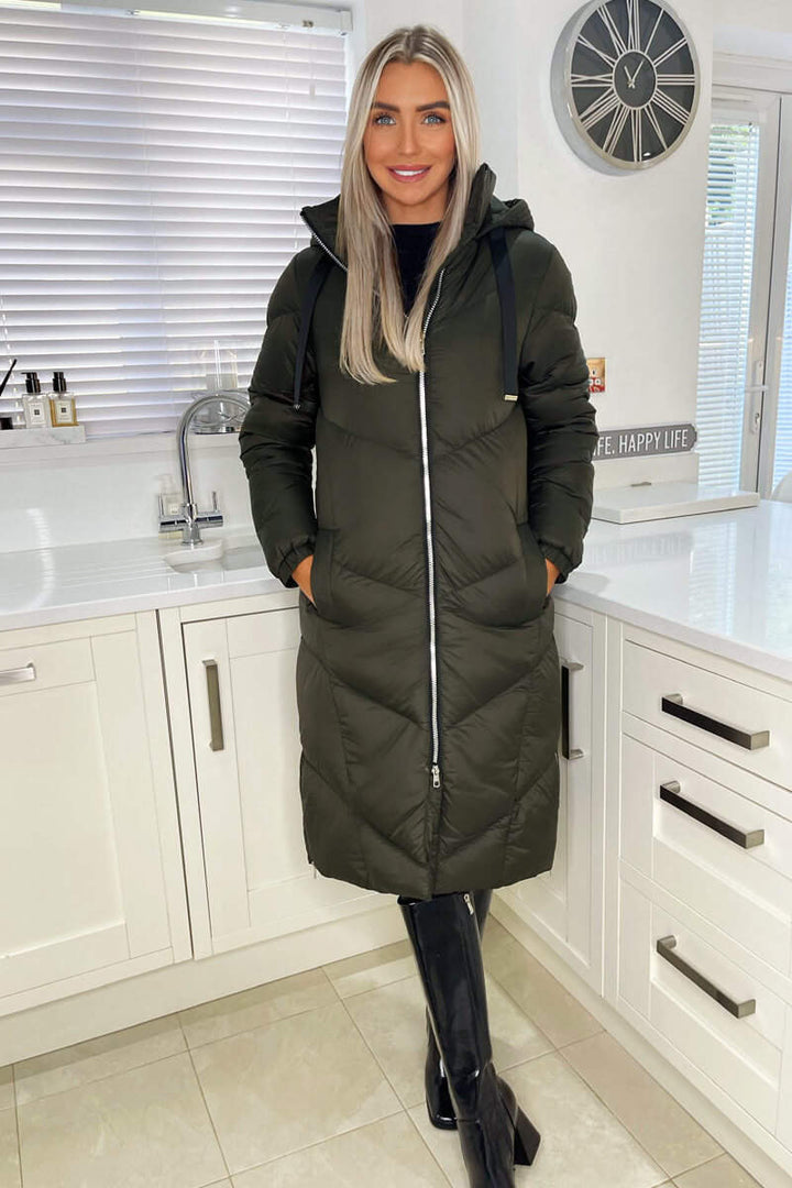 Willa | Women’s hooded long puffer coat
