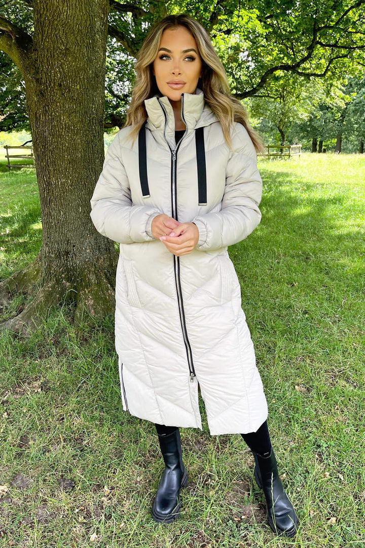 Sherry | Women’s hooded long puffer coat