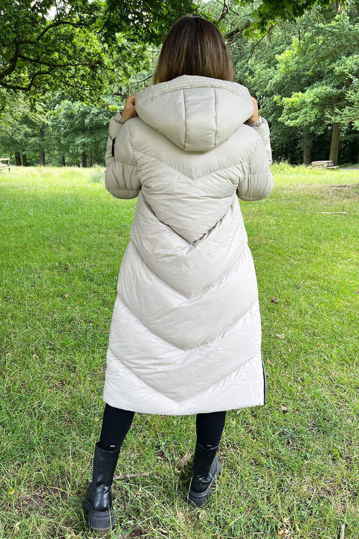 Sherry | Women’s hooded long puffer coat
