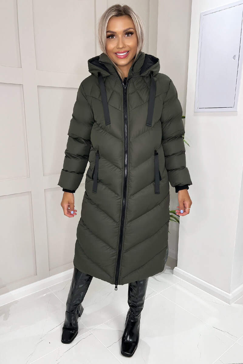 Danaya | Women’s hooded long puffer coat