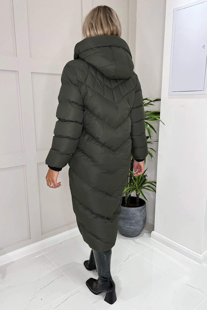 Danaya | Women’s hooded long puffer coat