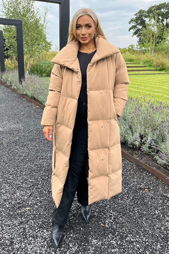 Azaria | Women’s longline quilted puffer coat