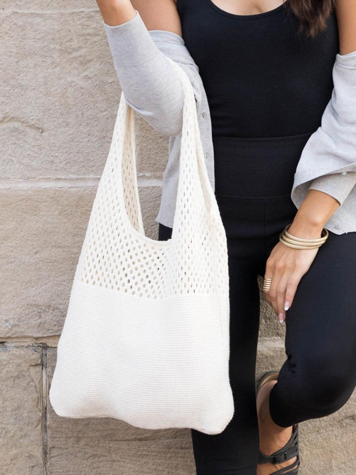Juliet | Women’s soft knit hobo bag with adjustable strap