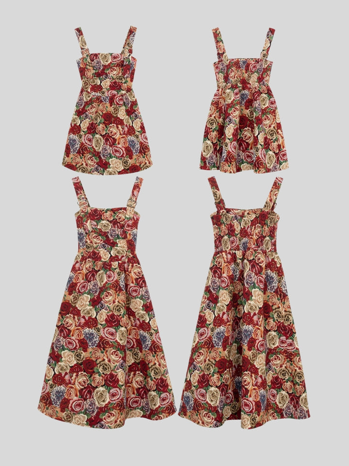 Wendy | Women's jacquard printed dress