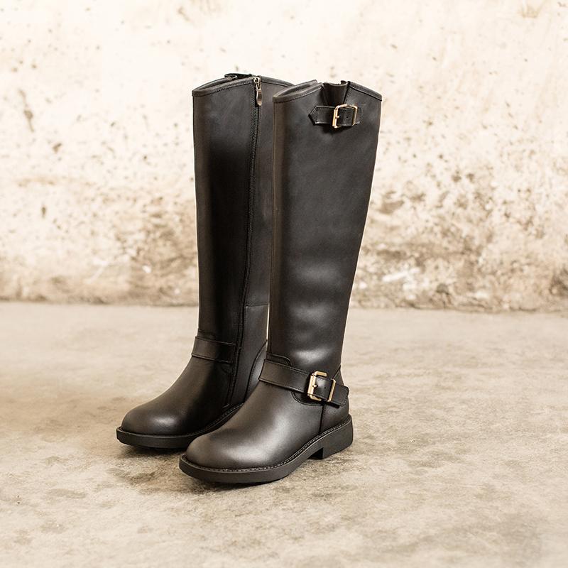 Luna | Women's knee-high western boots with retro edge