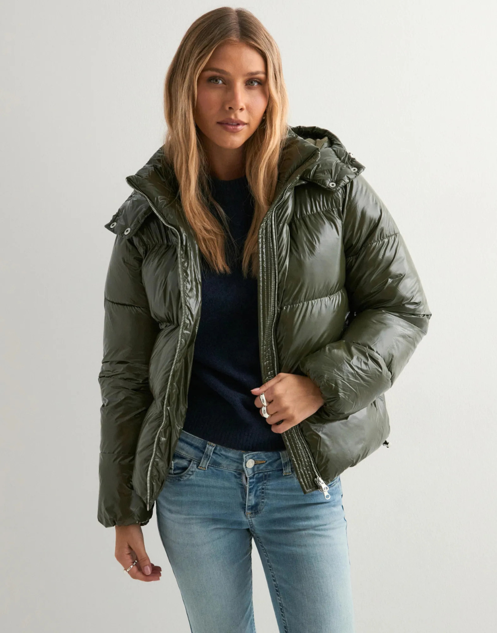 Jazmin | Women’s glossy padded puffer jacket