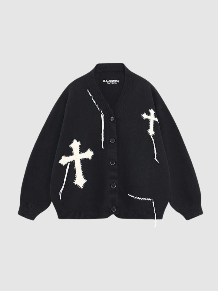 Margaret | Women's v-neck knitted cardigan