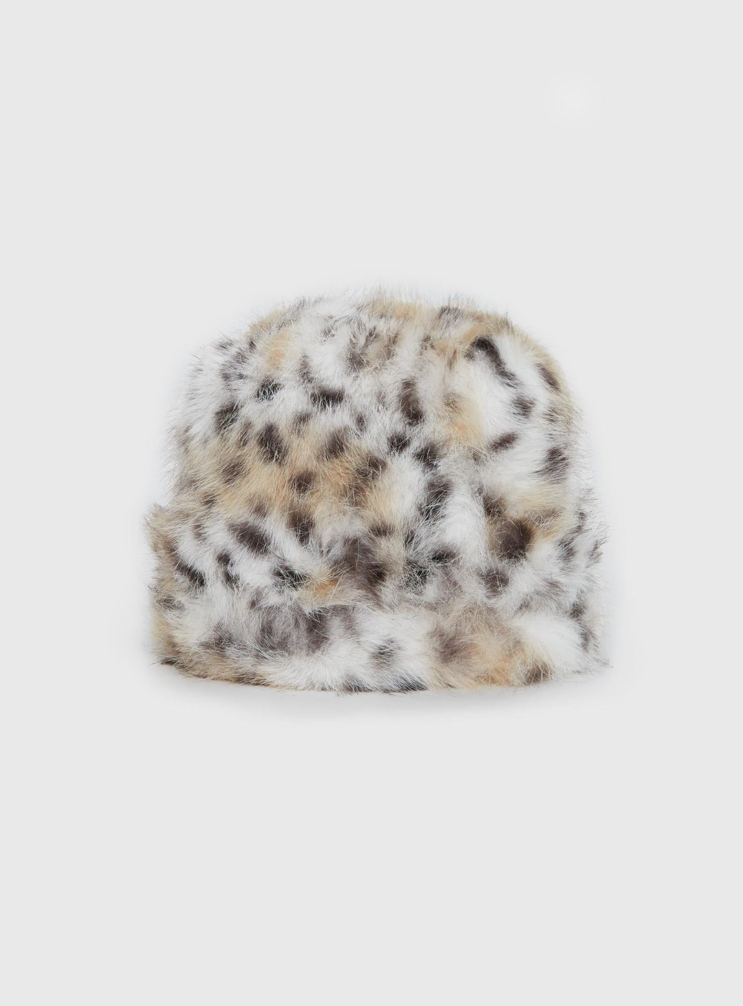 Kendra | Women’s faux fur fluffy leopard print hat
