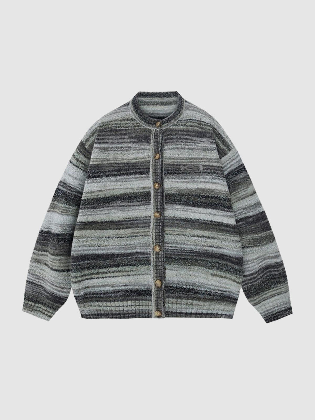 Ashley | Women's knitted colorful striped cardigan