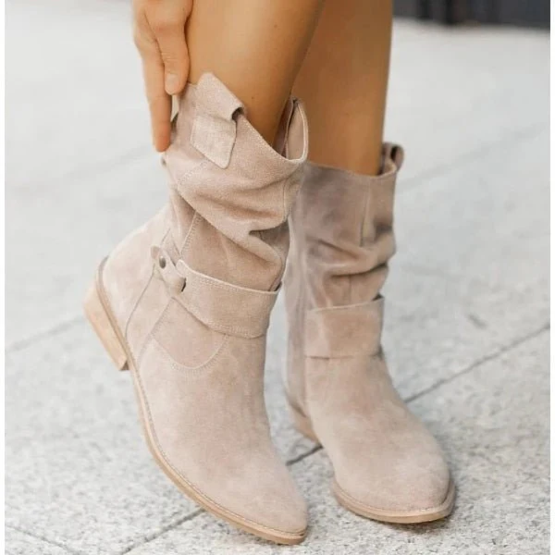 Ainsley | Women's suede slouch summer boots
