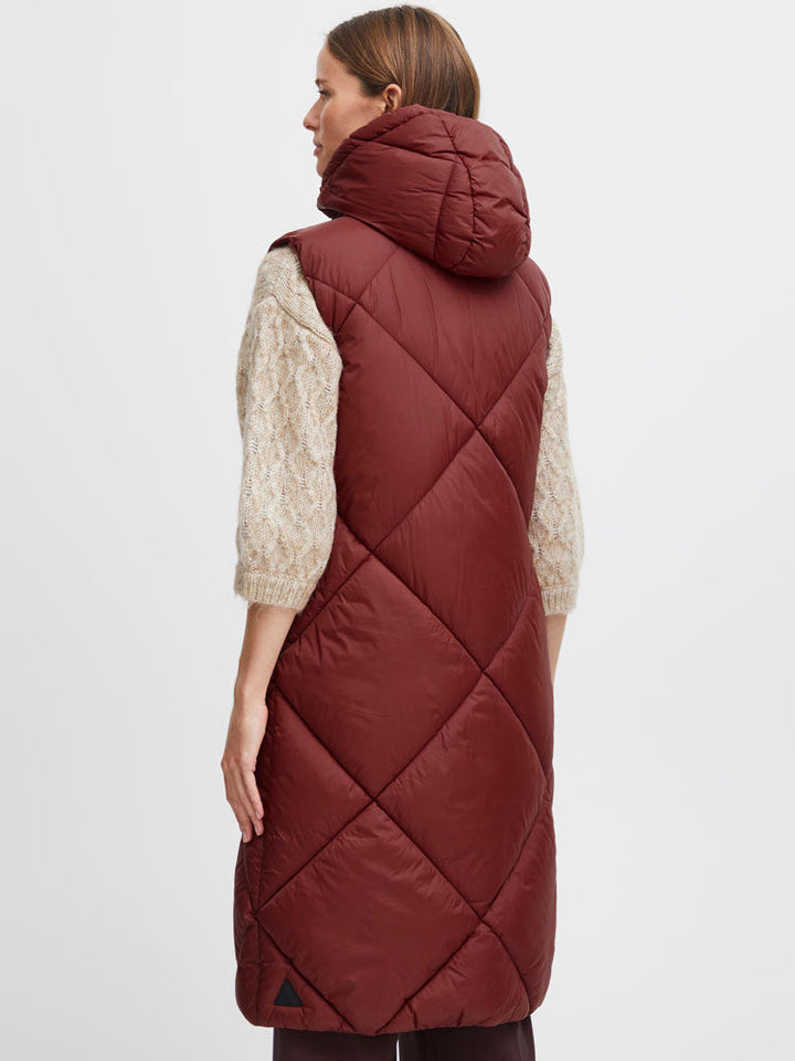Haidee | Women’s long quilted vest