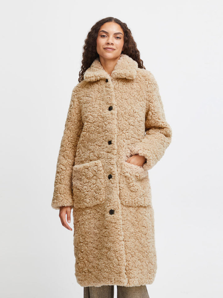 Jonna | Women’s long teddy coat