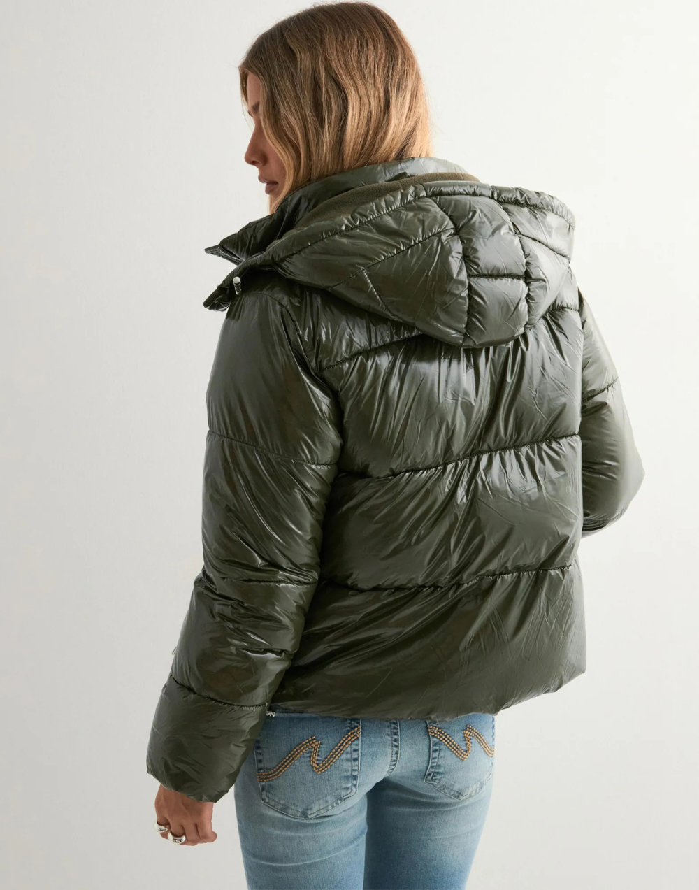 Jazmin | Women’s glossy padded puffer jacket