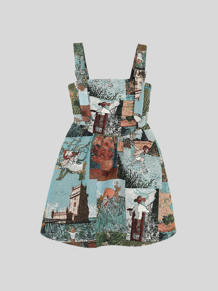 Wendy | Women's jacquard printed dress