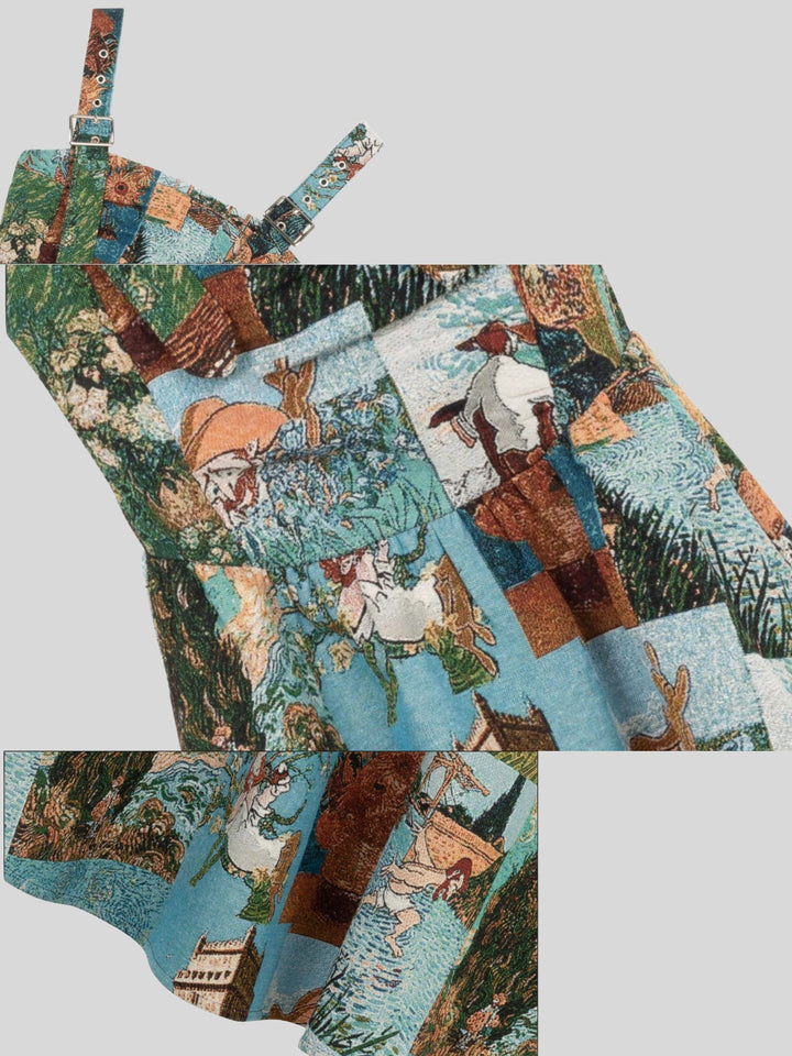 Wendy | Women's jacquard printed dress