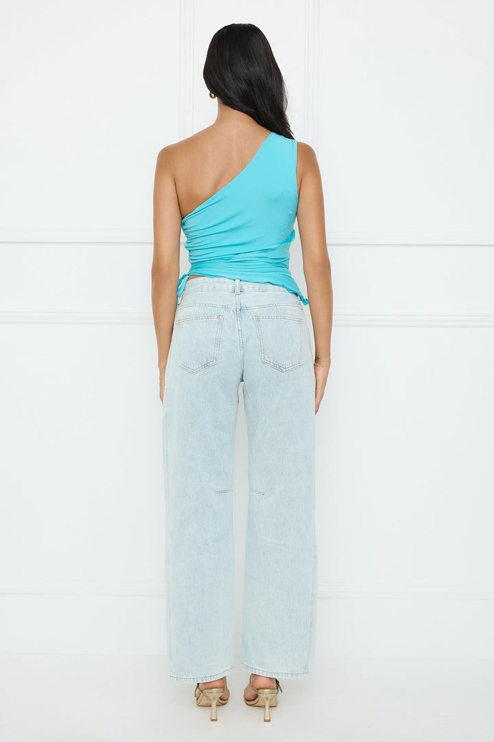 Sabrina | Women’s low-rise straight leg denim jeans with five-pocket design