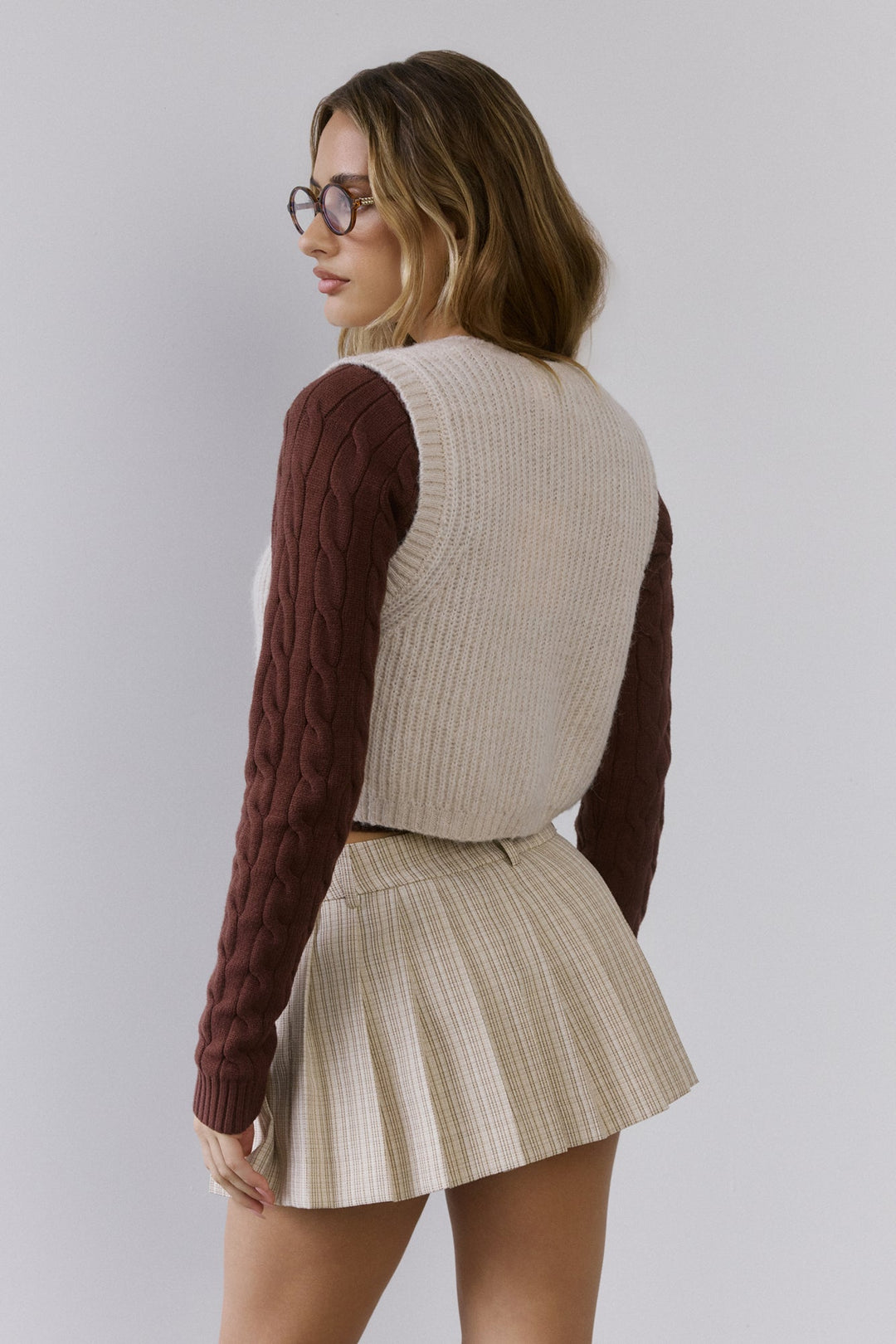 Clara | Women’s knit vest with button-front design