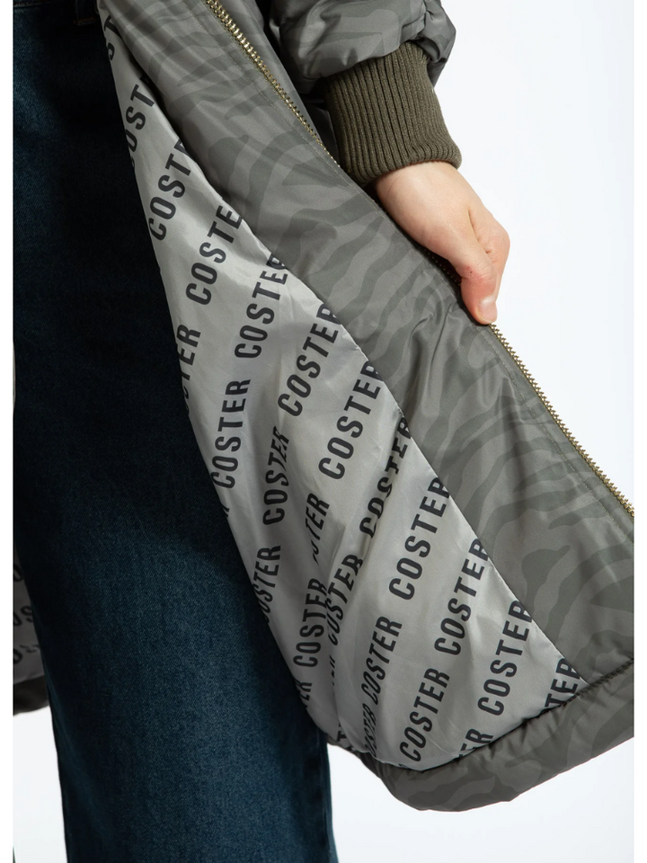 Anastasha | Women’s zebra print bomber jacket