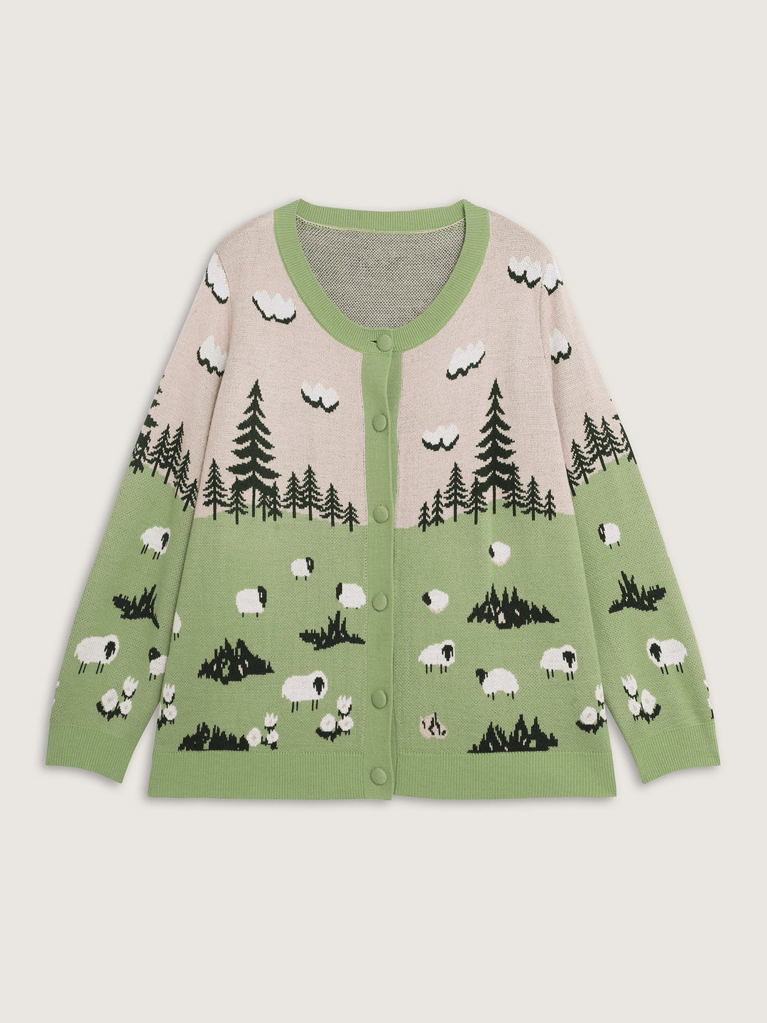 Bridget | Women’s nature-inspired button-up knit cardigan