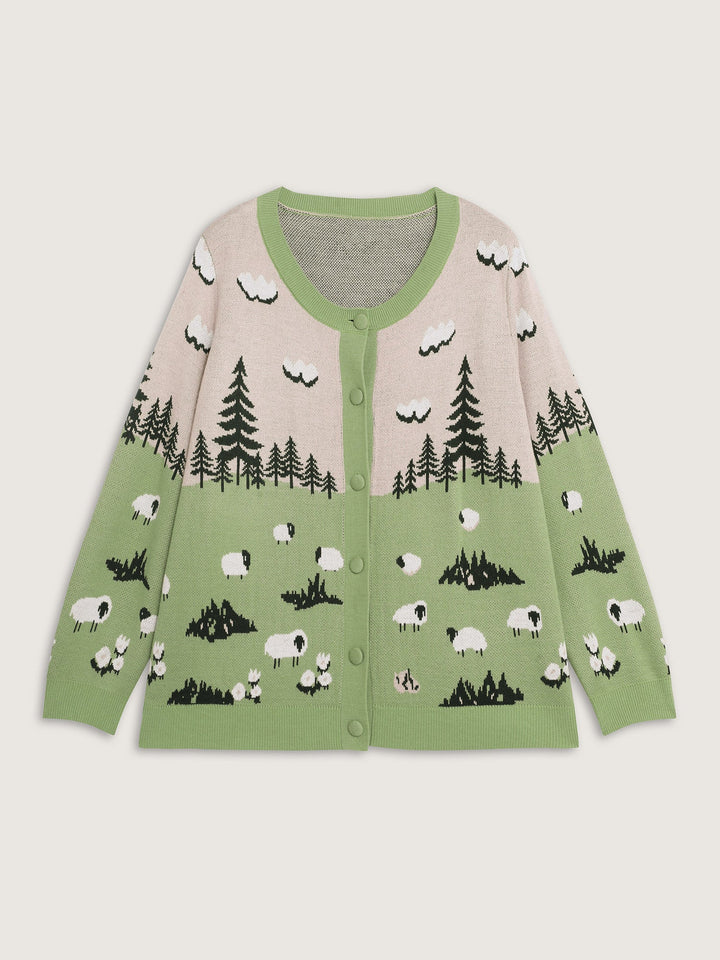 Bridget | Women’s nature-inspired button-up knit cardigan