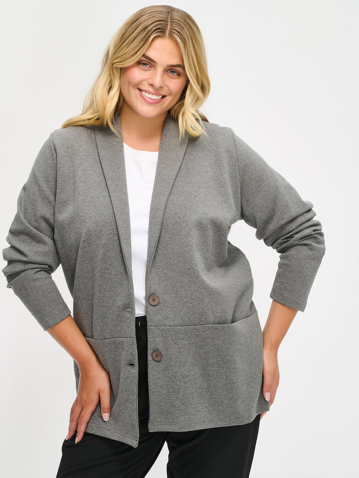 Sabie | Women’s classic knit button blazer