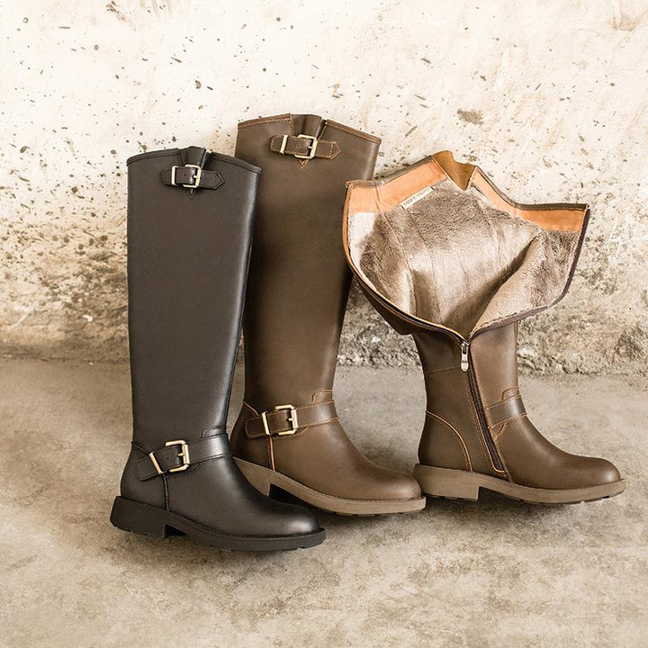 Luna | Women's knee-high western boots with retro edge