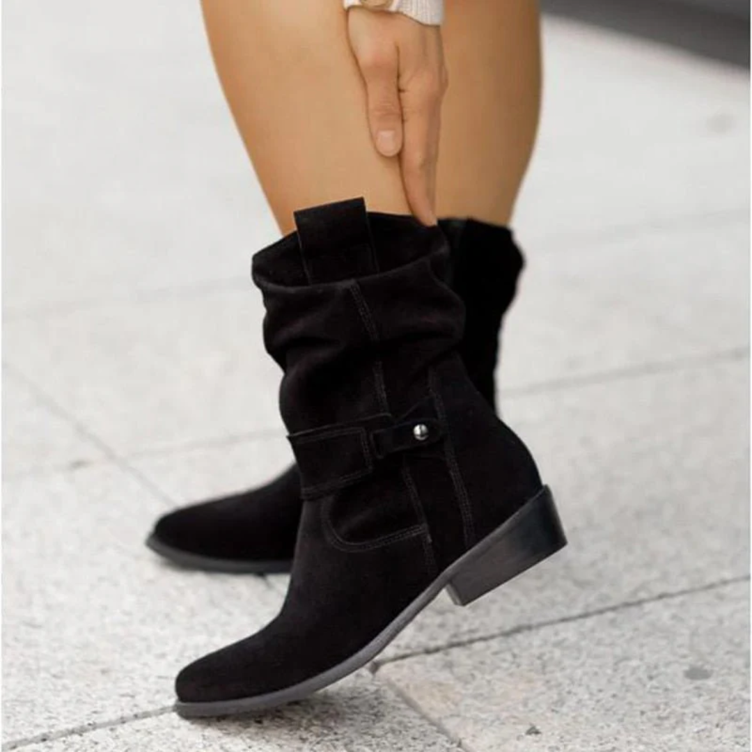 Ainsley | Women's suede slouch summer boots
