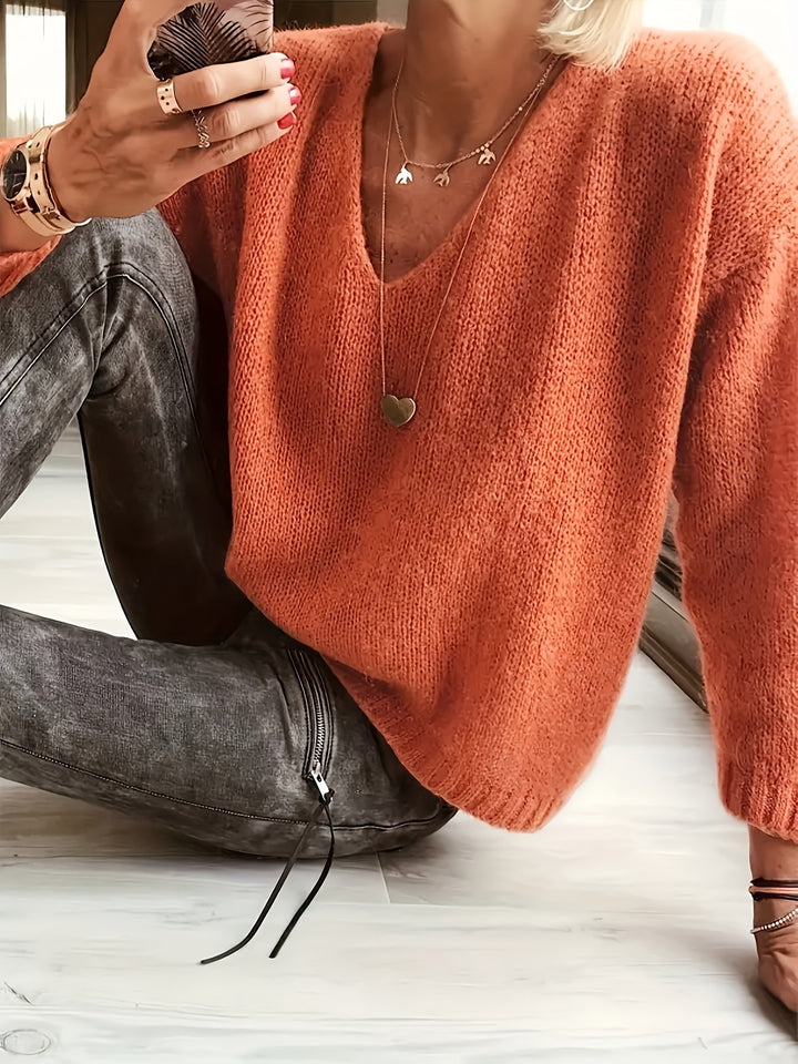 Abby | Women’s knit sweater with timeless design and versatile fit