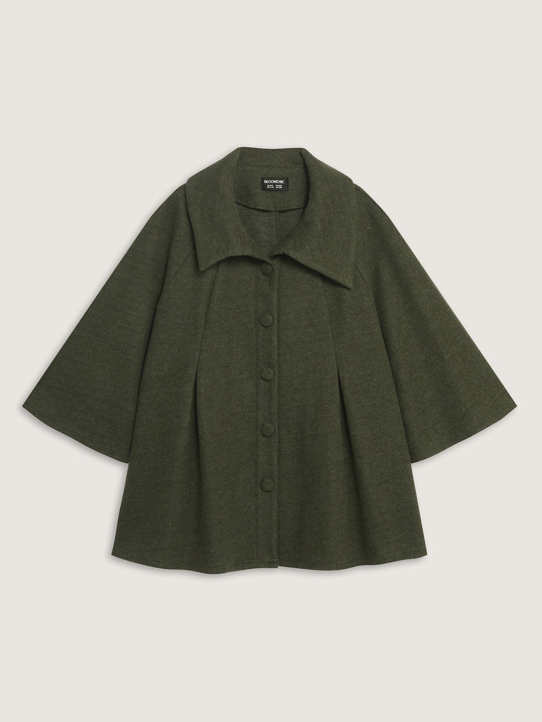 Prudence | Women’s flared sleeve A-line button coat