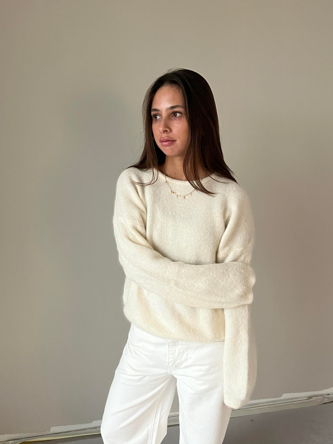 Tessa | Women’s knit sweater with oversized fit design