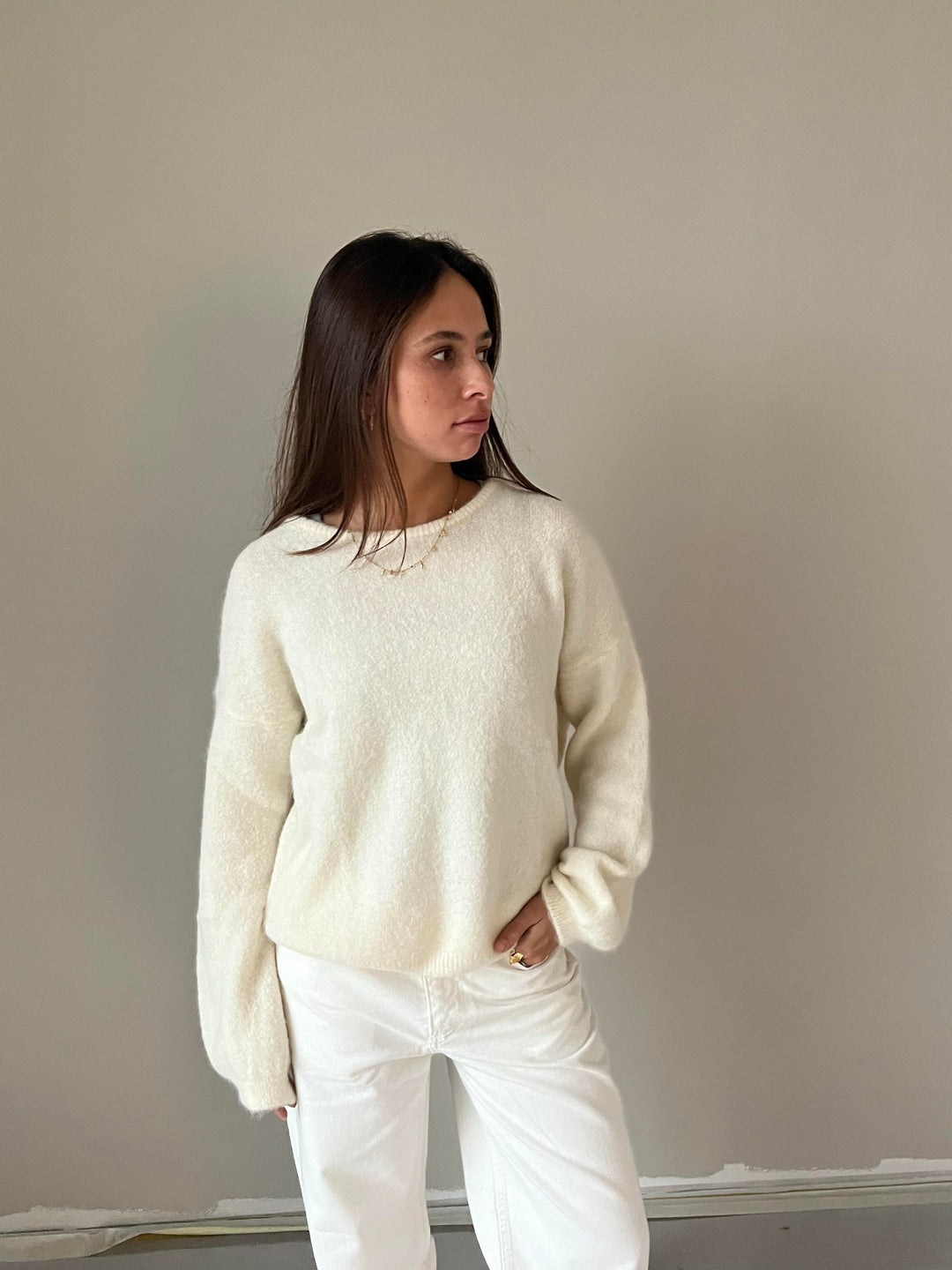 Tessa | Women’s knit sweater with oversized fit design
