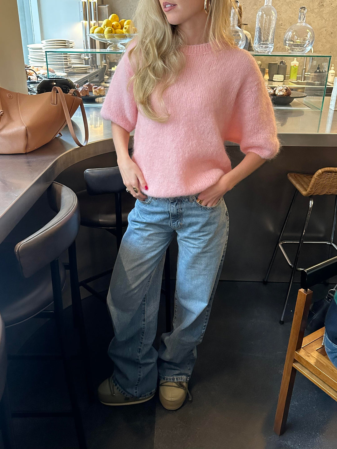 Faye | Women’s knit sweater with t-shirt fit design