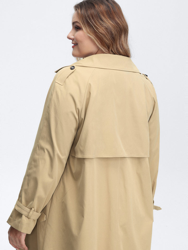 Ruth | Women’s adjustable tab sleeve lined trench coat