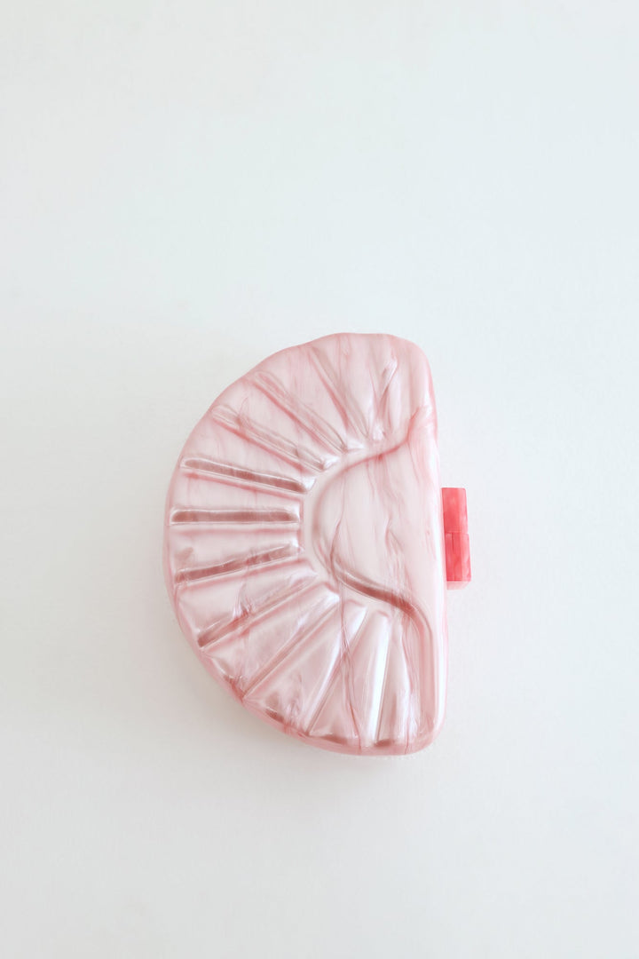 Milani | Women’s acrylic clutch bag with pearl shell design