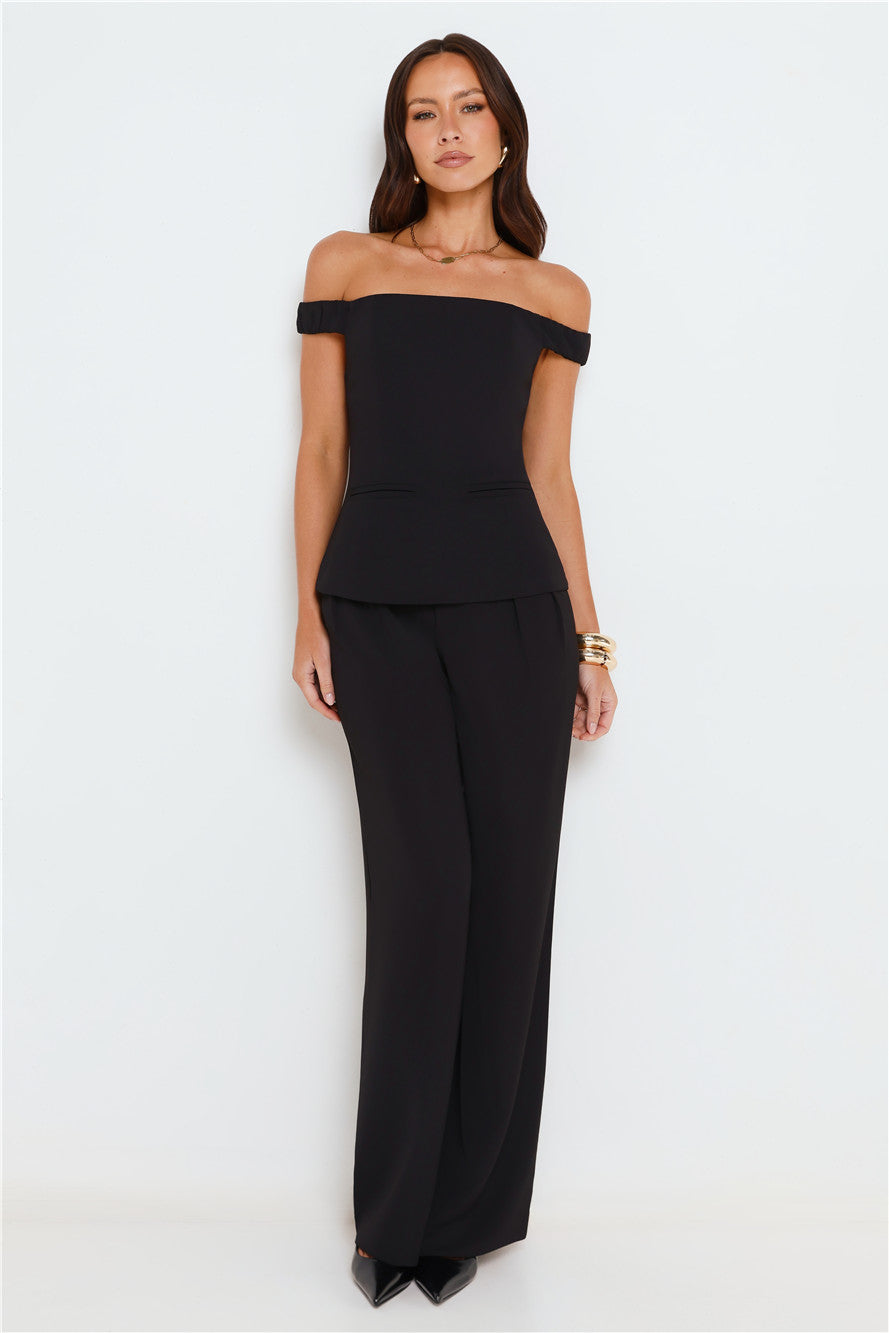 Savannah | Women’s high-waist wide-leg trousers with pleated front