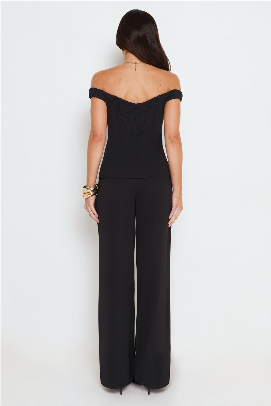 Savannah | Women’s high-waist wide-leg trousers with pleated front