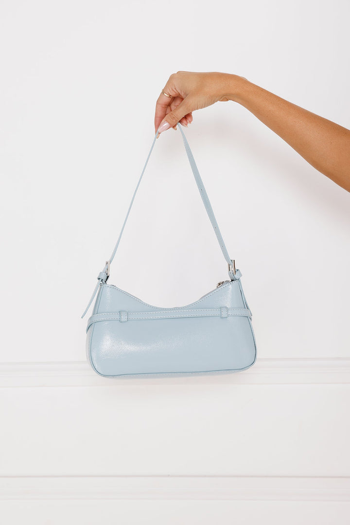 Lacey | Women’s glossy buckle strap shoulder bag