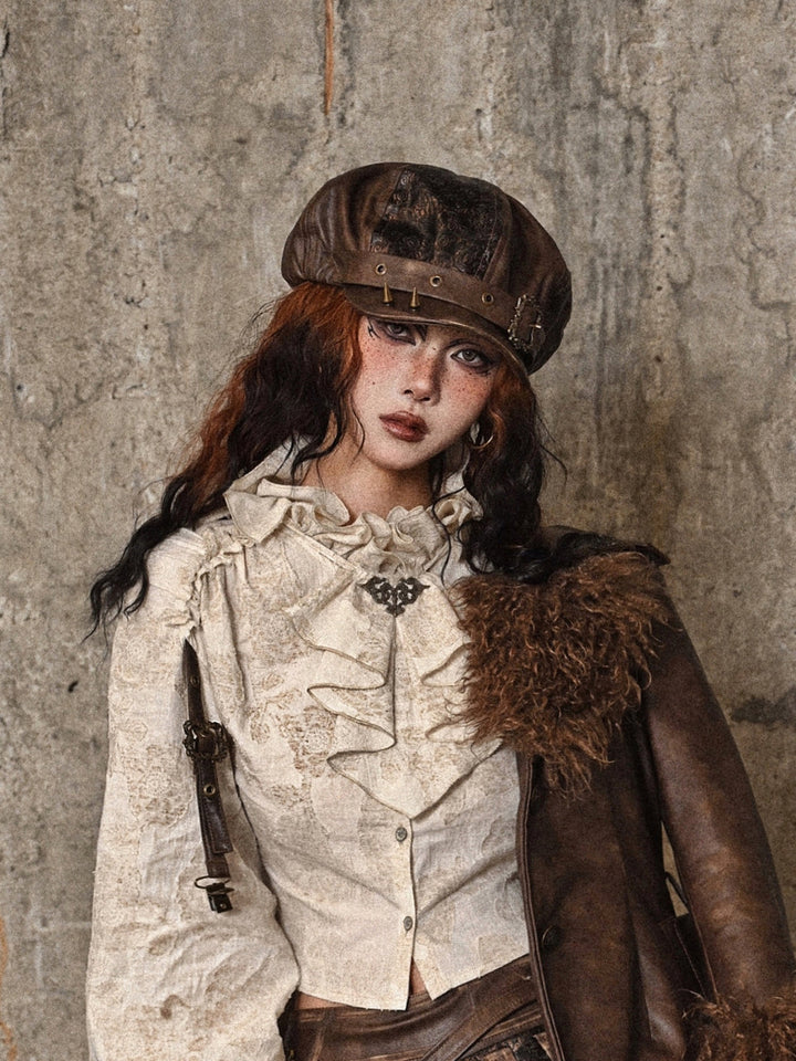 Brianna | Women's steampunk beret cap