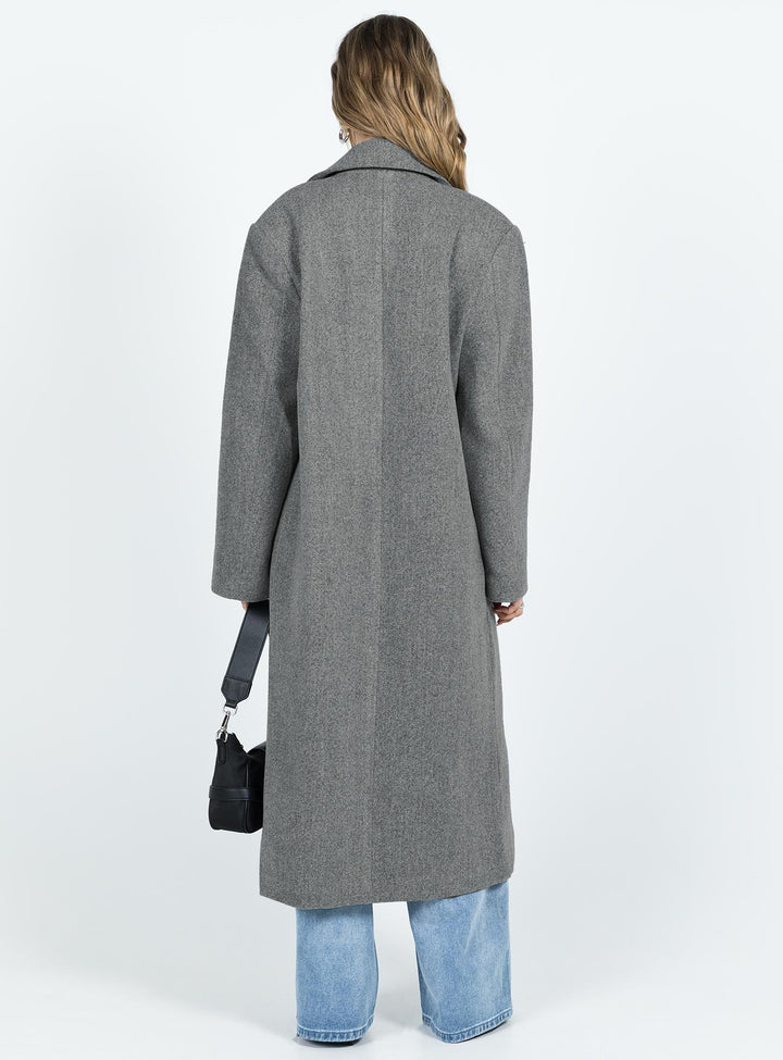 Haven | Women’s coat with lapel collar and front pockets