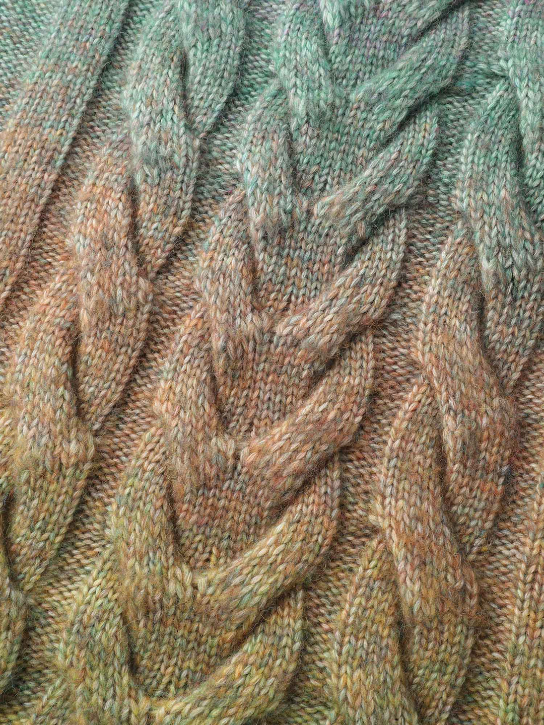 Courtney | Women’s ombre cable knit pullover sweater