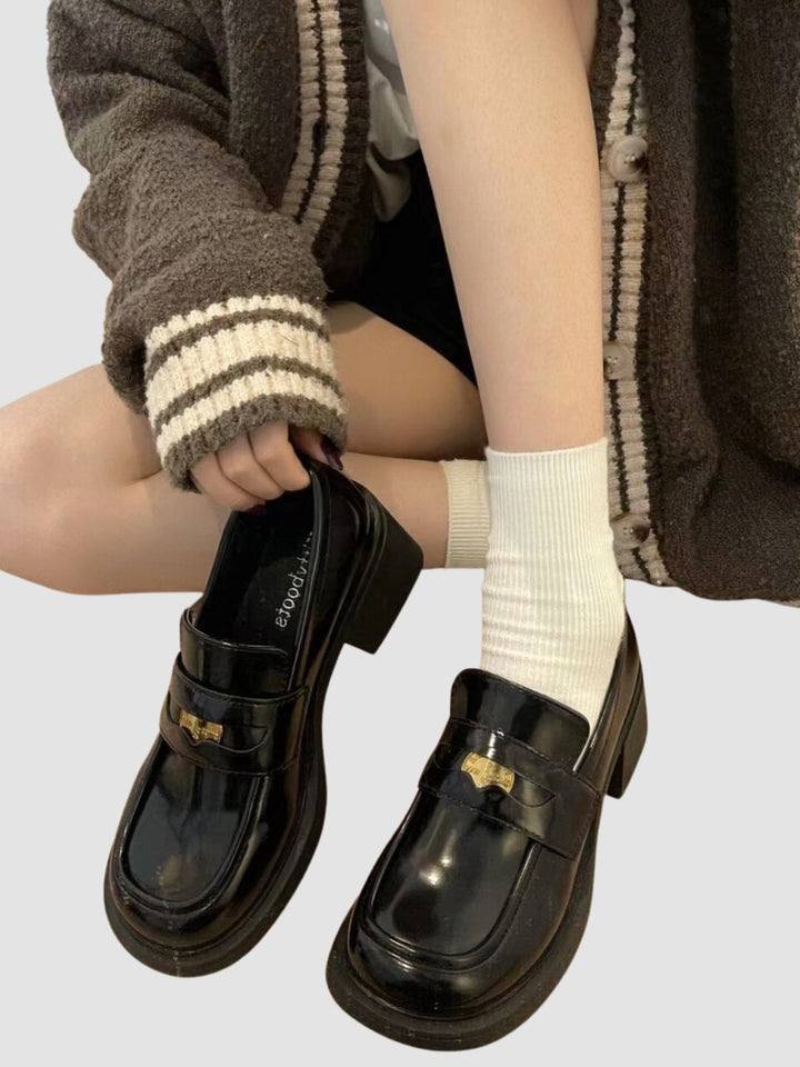 Glenda | Women's classic leather loafers shoes