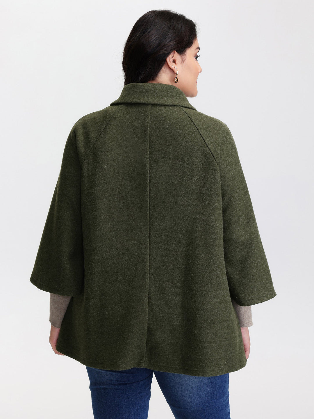 Prudence | Women’s flared sleeve A-line button coat
