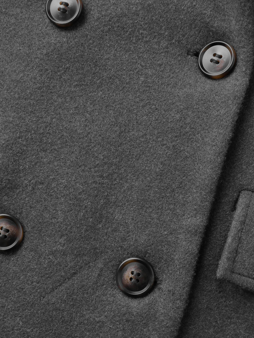 Teresa | Women’s solid suit collar button pockets coat