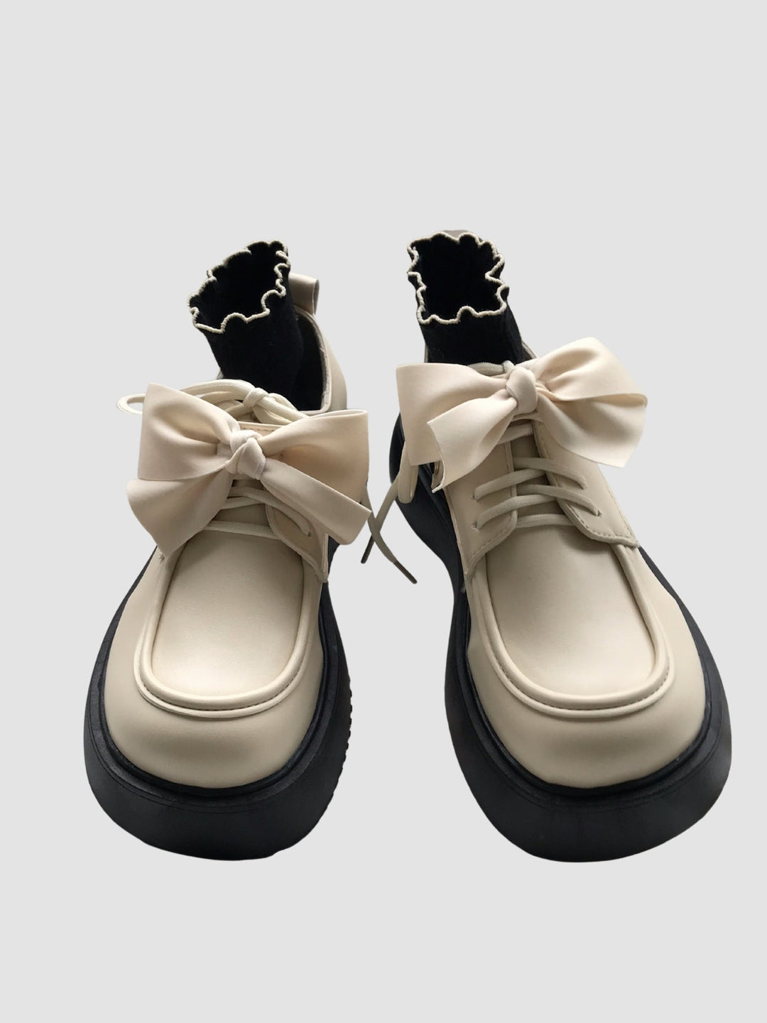 Miya | Women's bow leather shoes