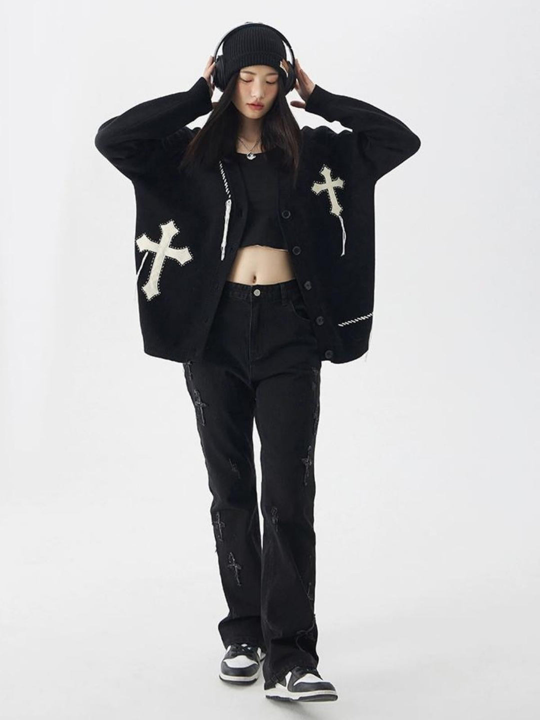 Margaret | Women's v-neck knitted cardigan